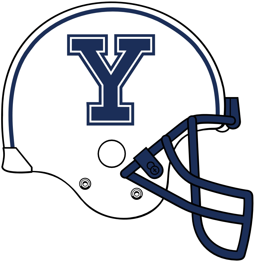 Yale Bulldogs 0-Pres Helmet Logo iron on transfers for T-shirts